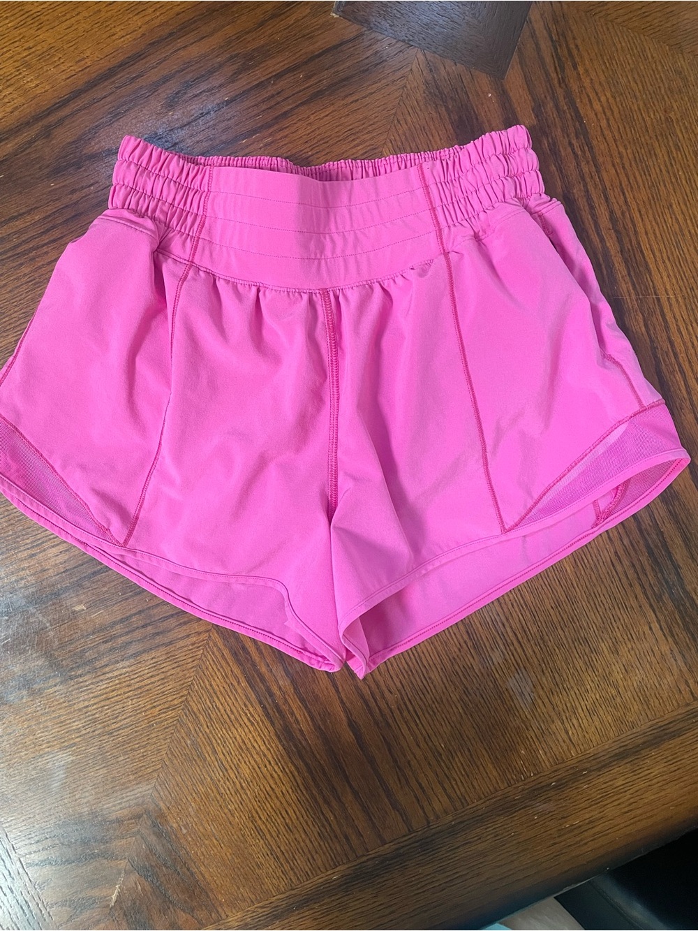 lululemon athletica Hot Pink High-Waist Athletic Shorts
